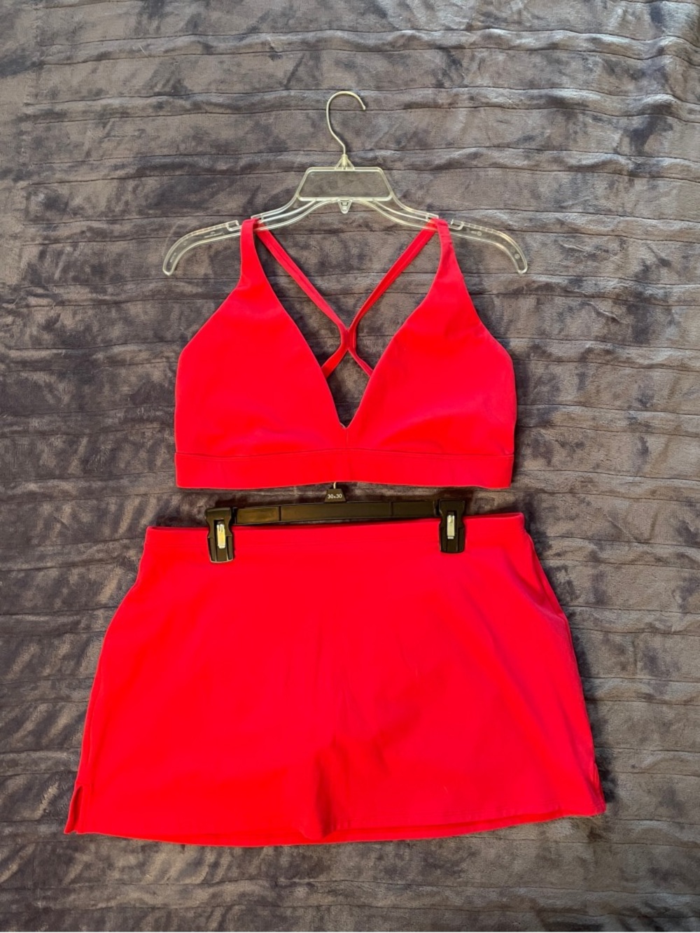 Fabletics PureLuxe matching activewear set SZ XL